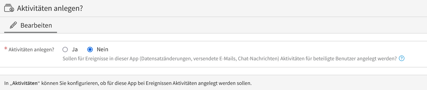 Aktivitäten